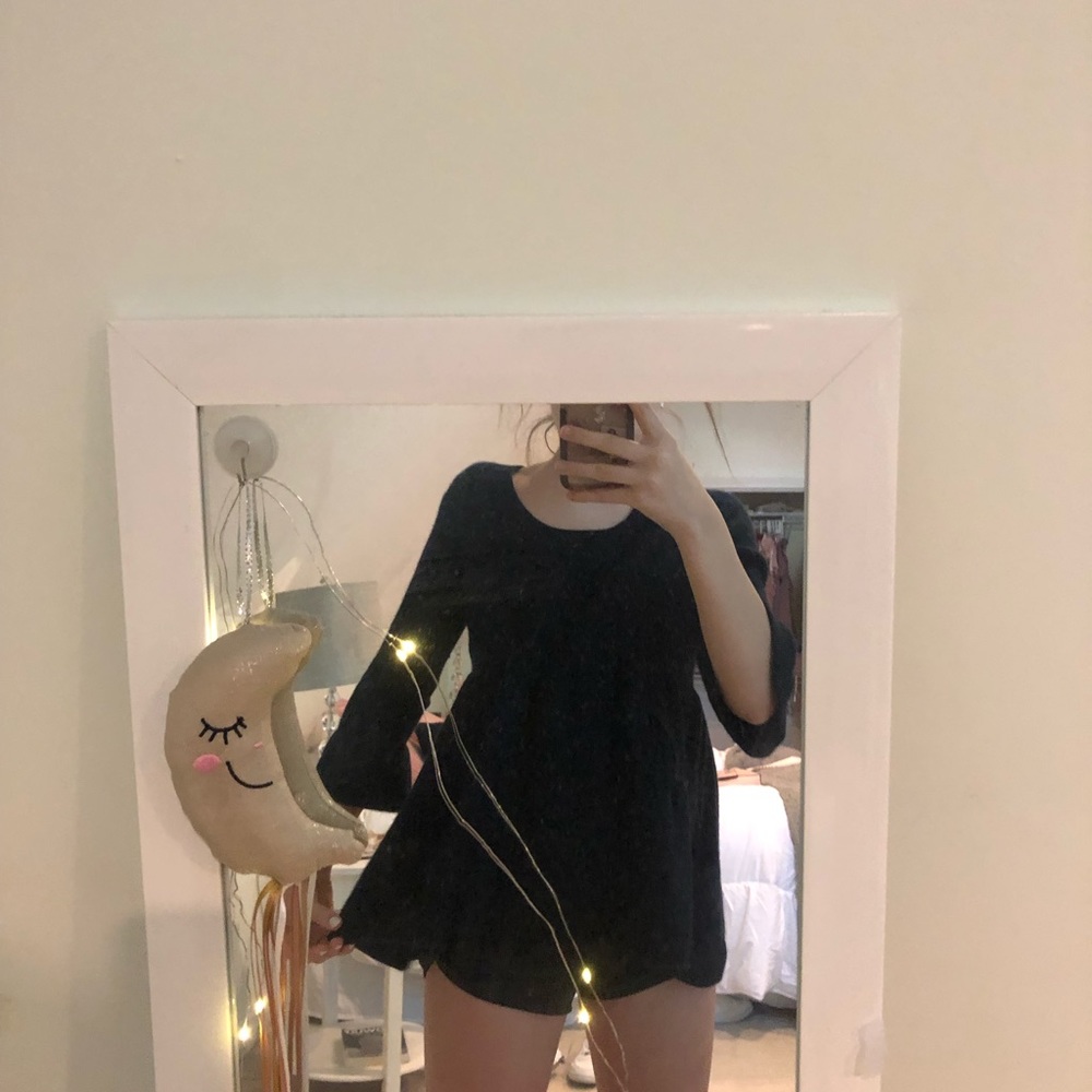 peplum cashmere sweater